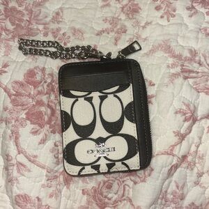 Zip Card Case In Signature Canvas